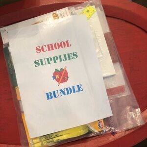 School Supplies Bundle 🍎 Includes Approximately 1️⃣5️⃣0️⃣ Pieces